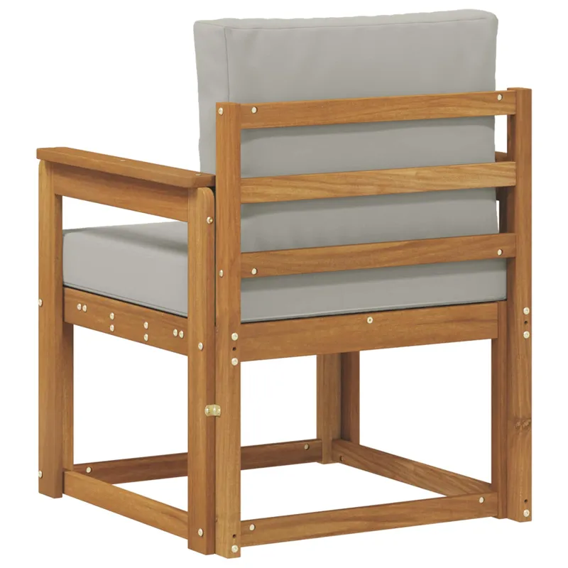 Lauko sofa Tvirta akacijos mediena ir poliesteris