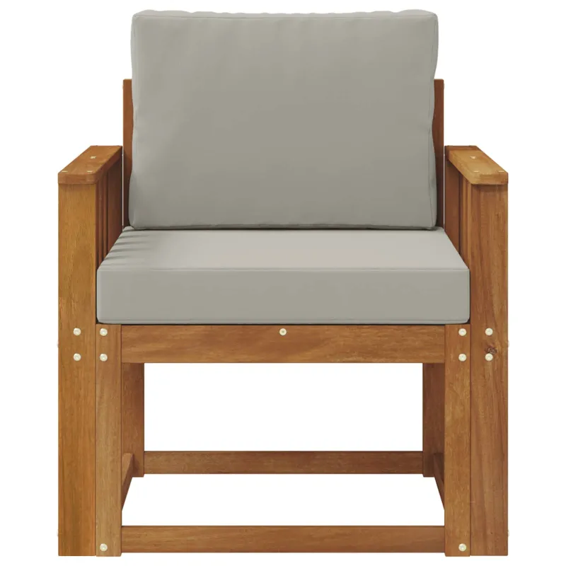 Lauko sofa Tvirta akacijos mediena ir poliesteris