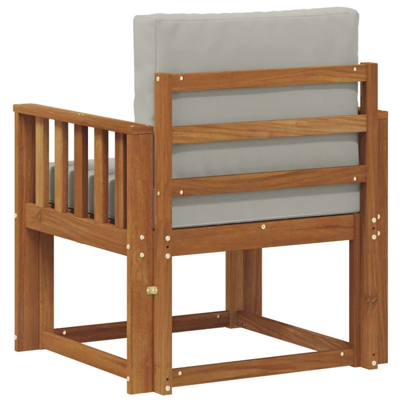 Lauko sofa Tvirta akacijos mediena ir poliesteris