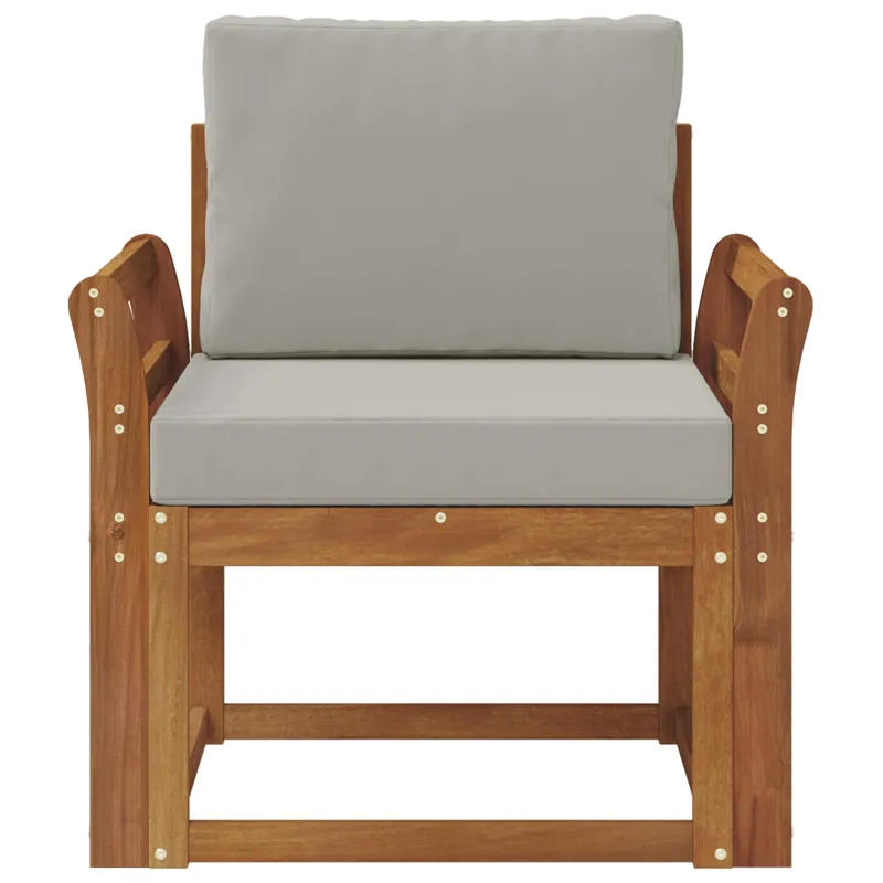 Lauko sofa Tvirta akacijos mediena ir poliesteris