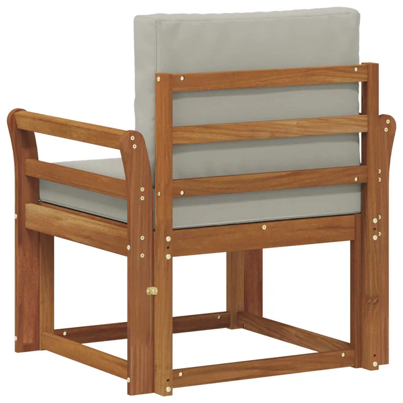 Lauko sofa Tvirta akacijos mediena ir poliesteris