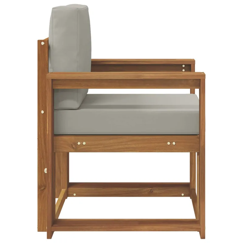 Lauko sofa Tvirta akacijos mediena ir poliesteris