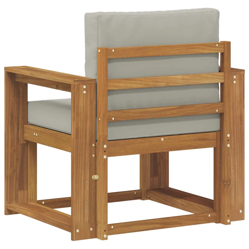 Lauko sofa Tvirta akacijos mediena ir poliesteris