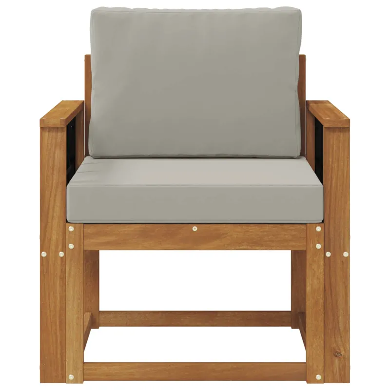 Lauko sofa Tvirta akacijos mediena ir poliesteris