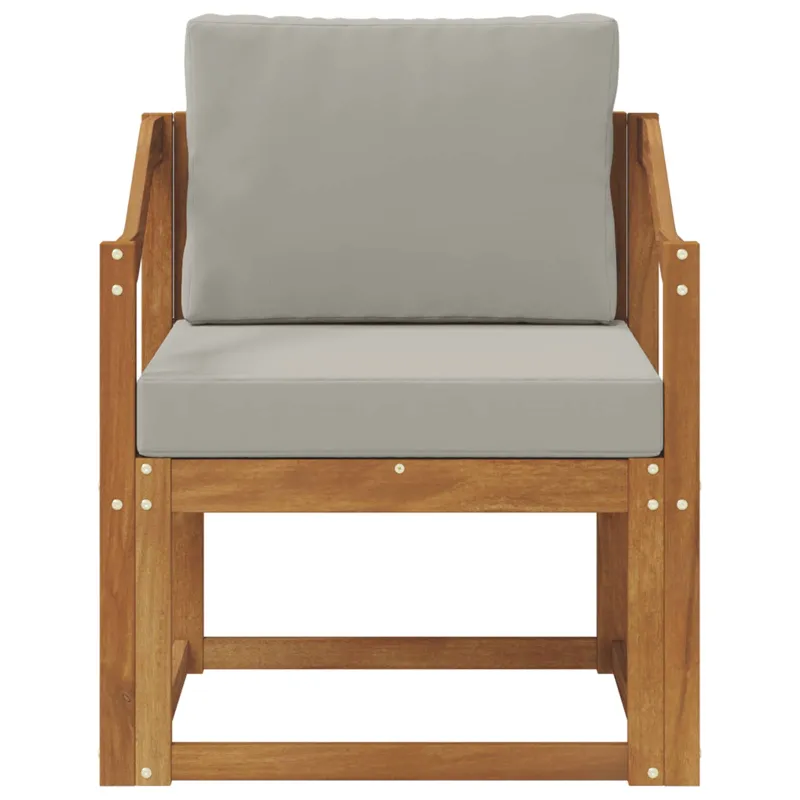 Lauko sofa Tvirta akacijos mediena ir poliesteris