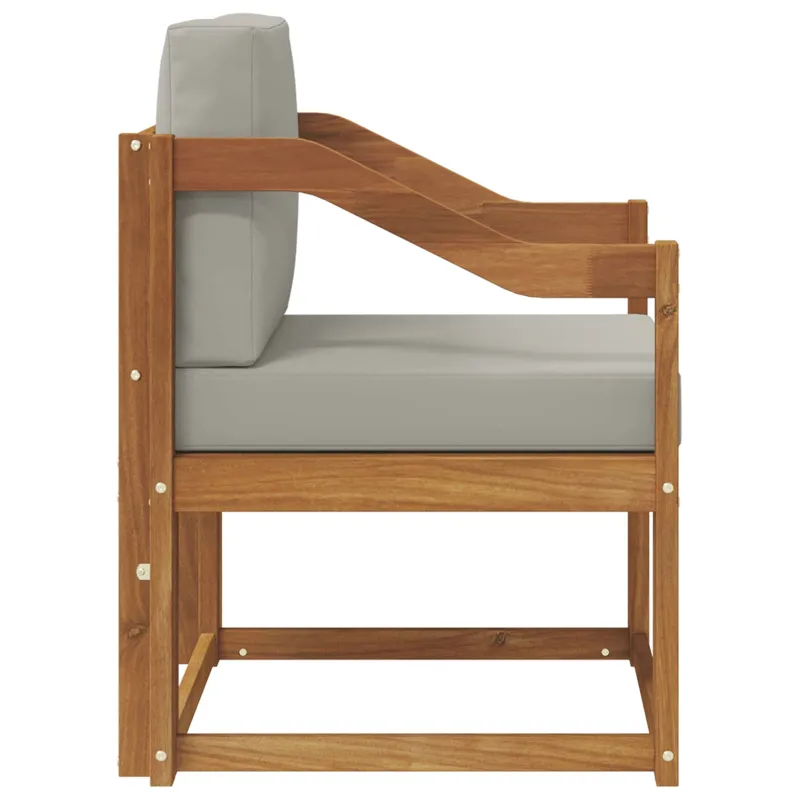Lauko sofa Tvirta akacijos mediena ir poliesteris