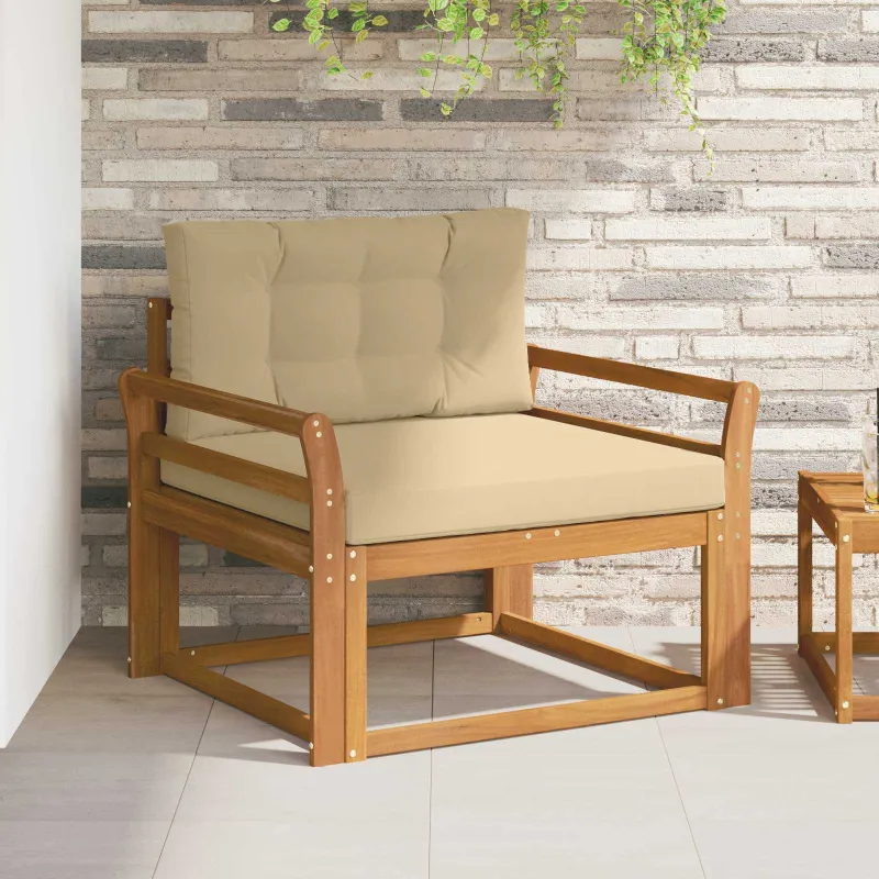Lauko Vidurinis Sofa Natūrali