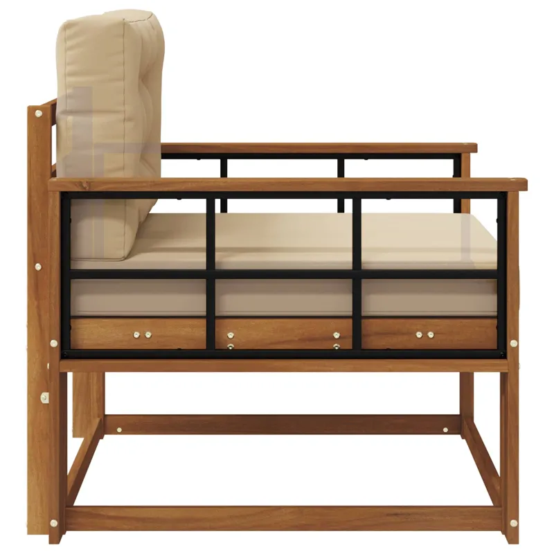 Lauko Vidurinis Sofa Natūrali