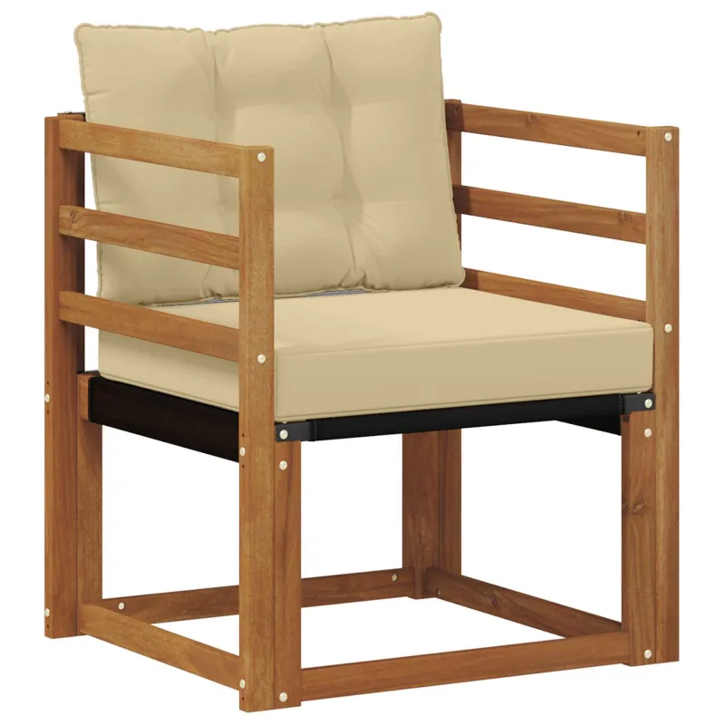 Lauko sofa Kietos akacijos mediena Natūrali