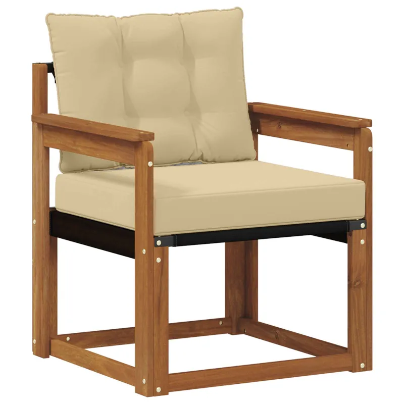 Lauko sofa Kietos akacijos mediena Natūrali