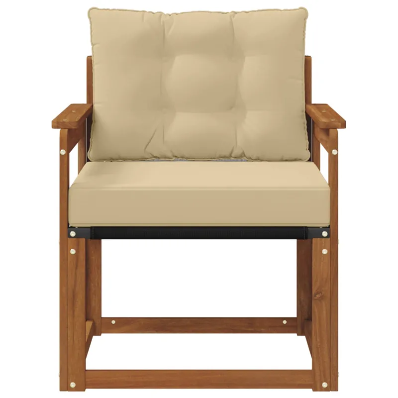 Lauko sofa Kietos akacijos mediena Natūrali