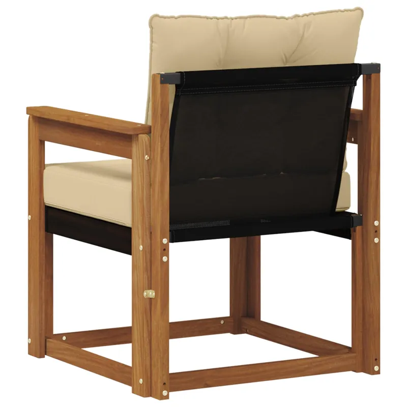 Lauko sofa Kietos akacijos mediena Natūrali