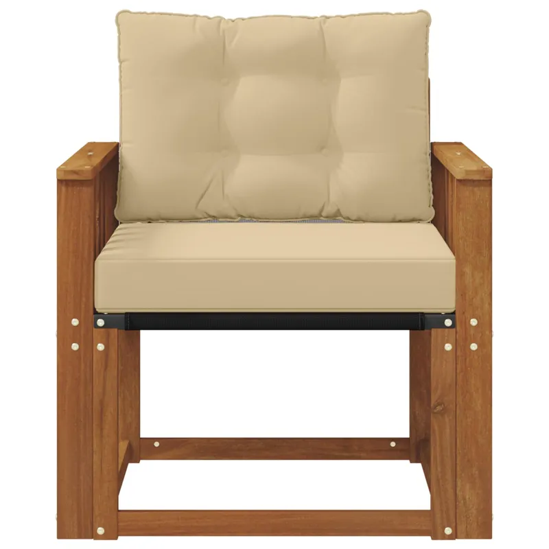 Lauko sofa Kietos akacijos mediena Natūrali