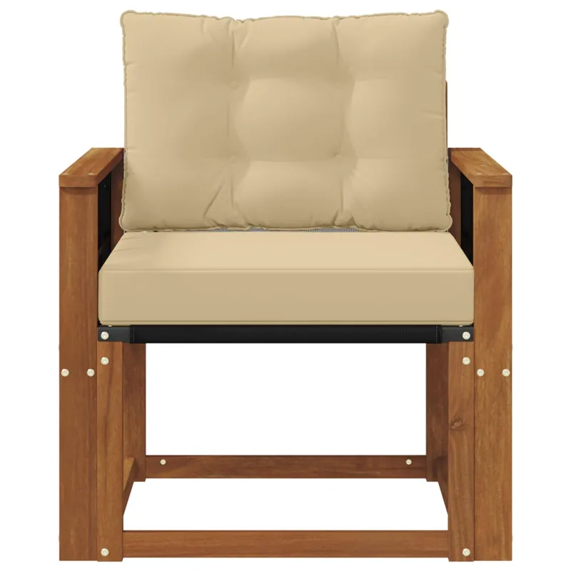 Lauko sofa Kietos akacijos mediena Natūrali