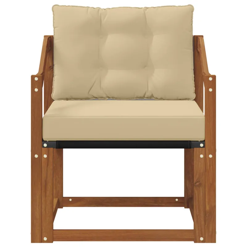 Lauko sofa Kietos akacijos mediena Natūrali