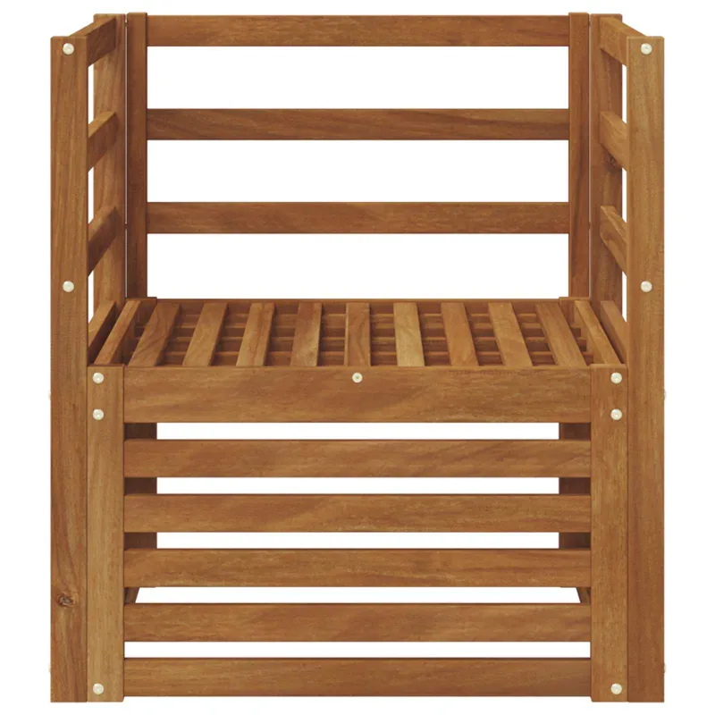 Lauko sofa Kietos akacijos mediena Natūrali