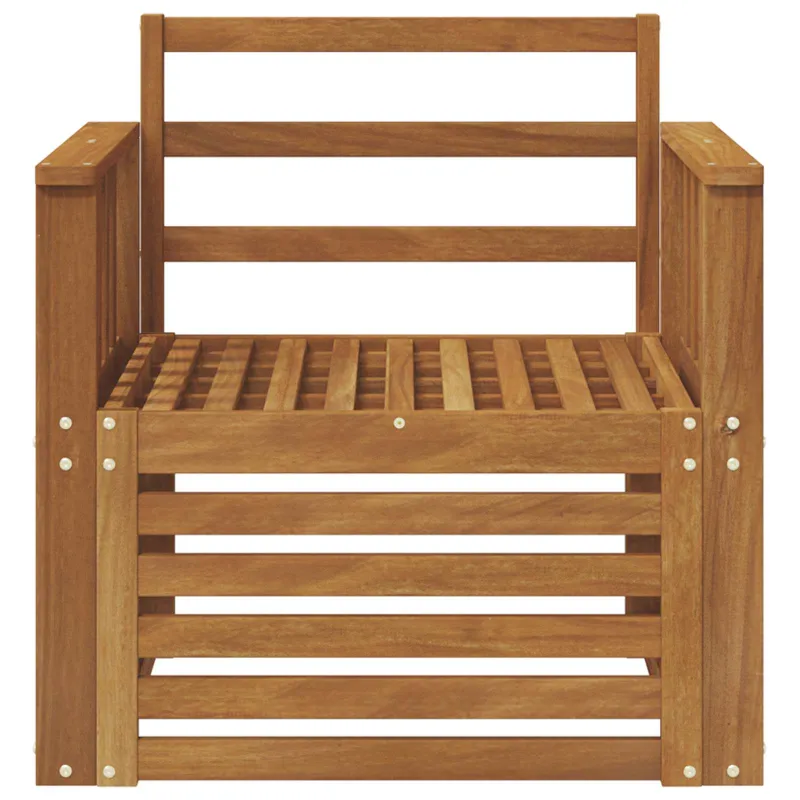 Lauko sofa Kietos akacijos mediena Natūrali