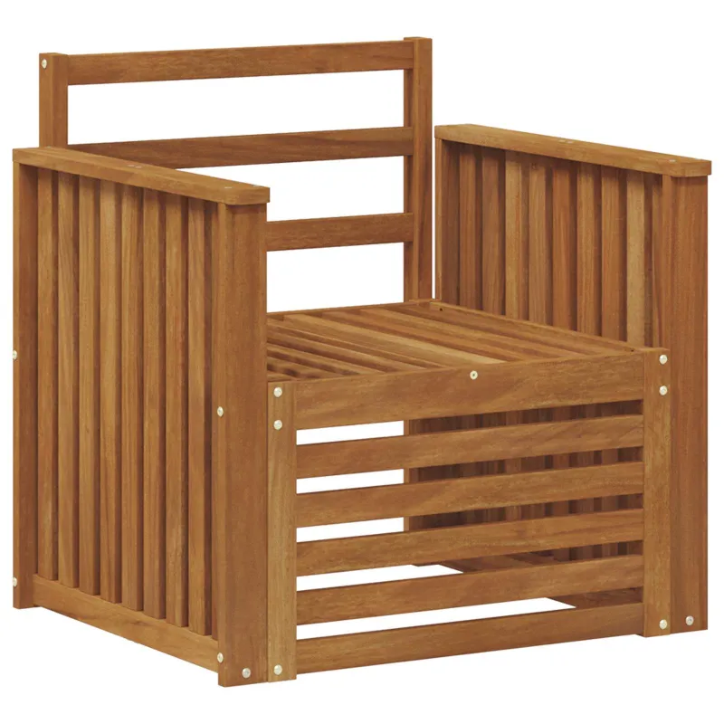 Lauko sofa Kietos akacijos mediena Natūrali