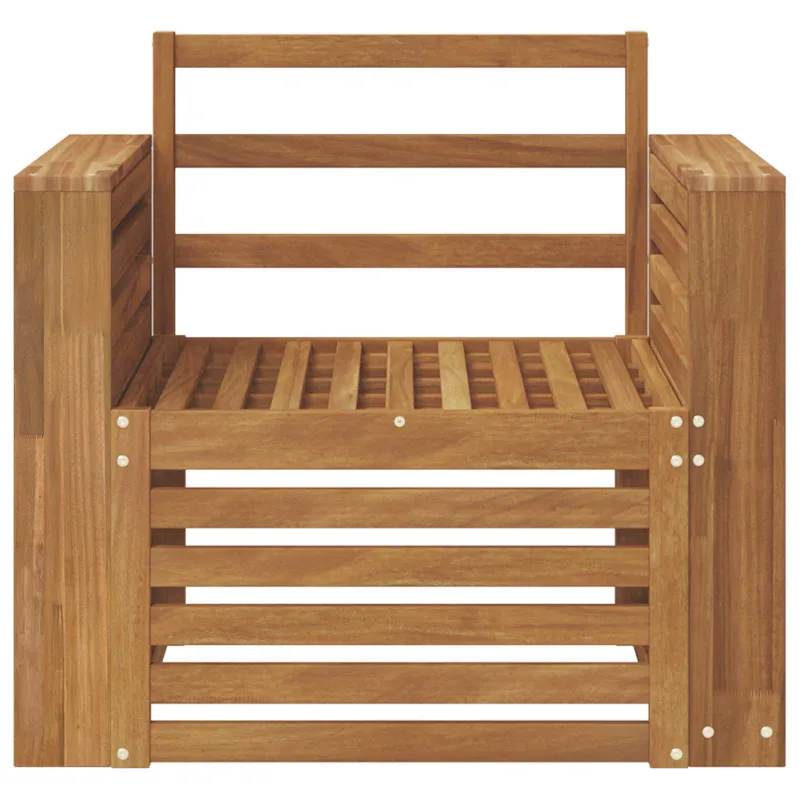 Lauko sofa Kietos akacijos mediena Natūrali