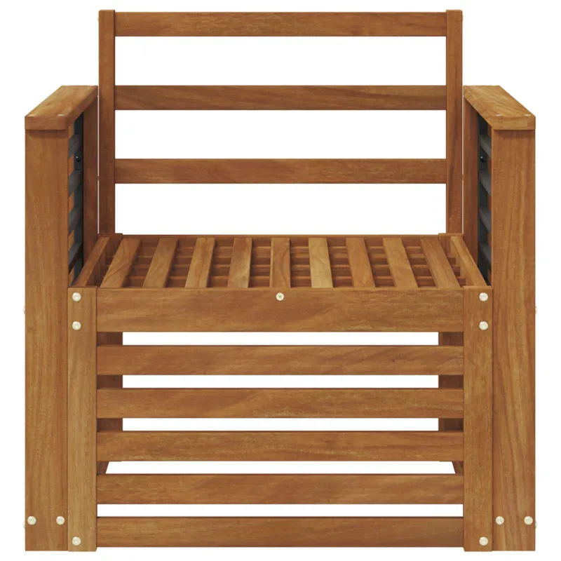 Lauko sofa Kietos akacijos mediena Natūrali