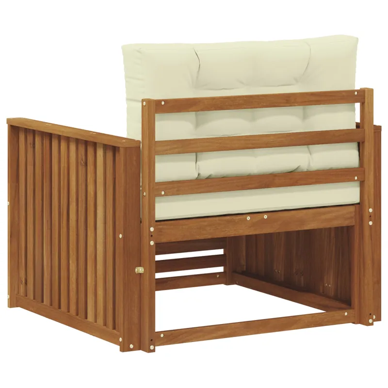 Lauko sofa Tvirta akacijos mediena ir poliesteris