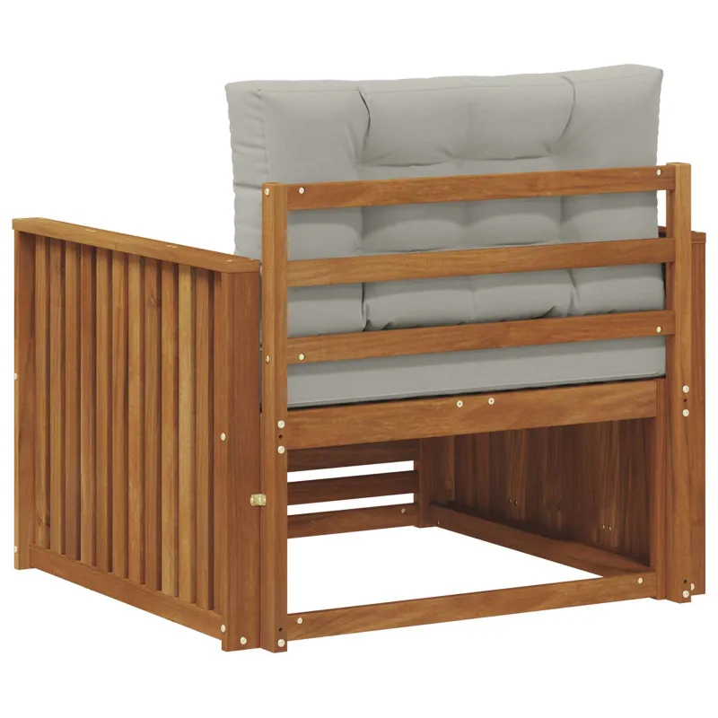 Lauko sofa Tvirta akacijos mediena ir poliesteris