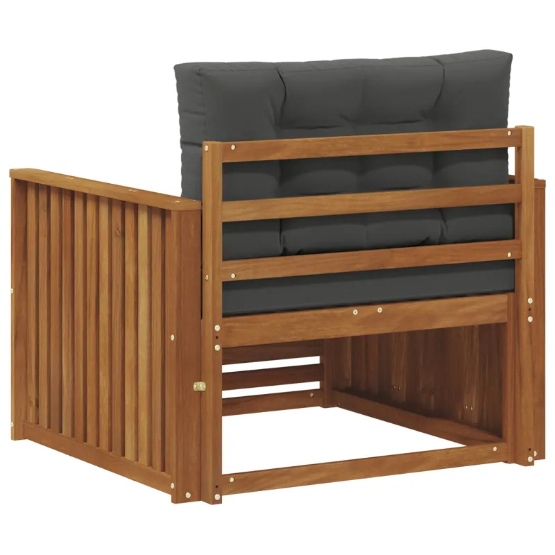 Lauko sofa Tvirta akacijos mediena ir poliesteris