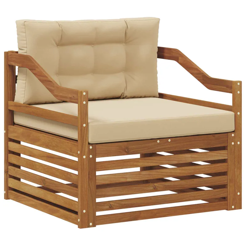 Lauko sofa Natūralus ir bežinis