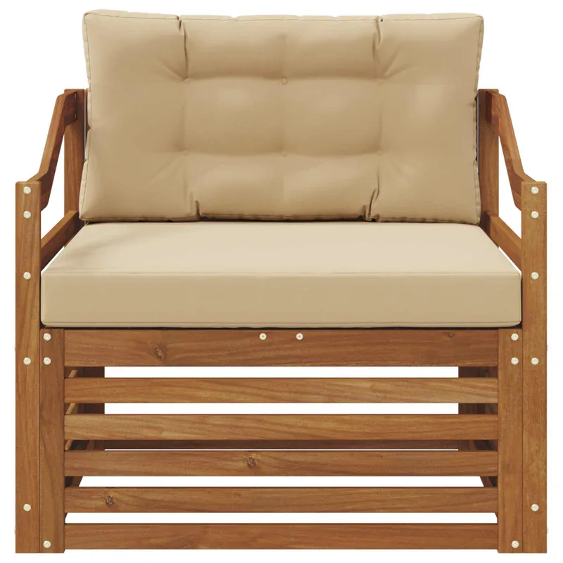 Lauko sofa Natūralus ir bežinis