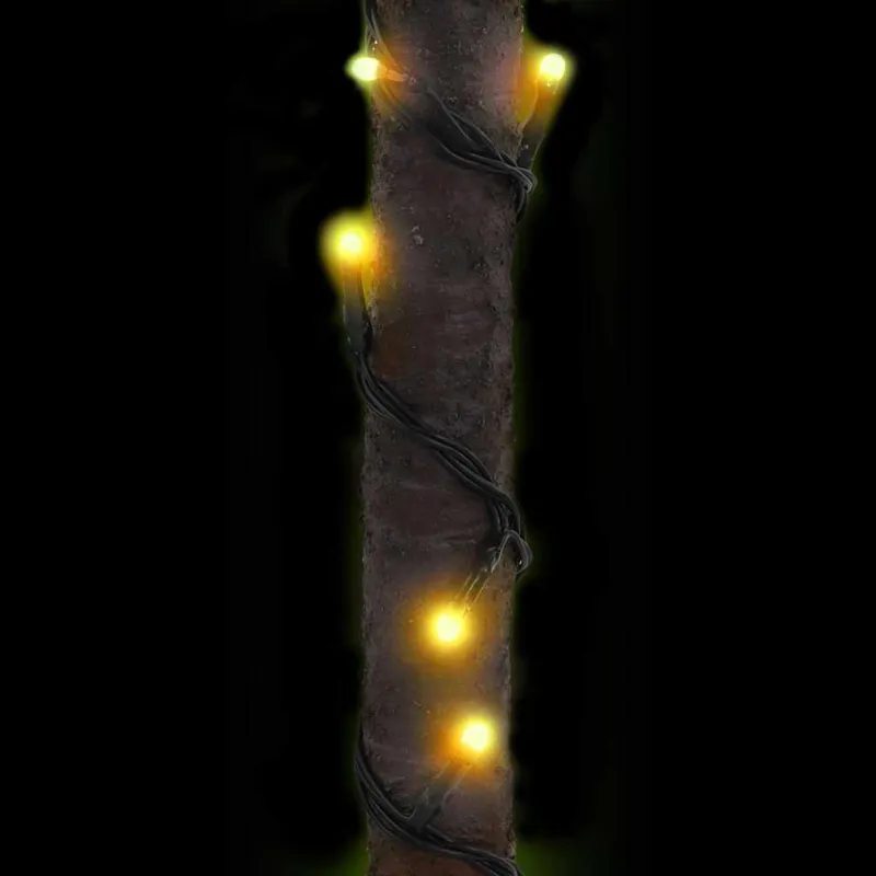 Palmė su 72 šiltomis baltomis LED lemputėmis, 120cm