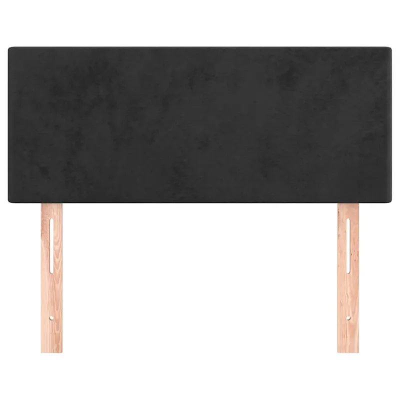 Galvūgalis, juodos spalvos, 80x5x78/88cm, aksomas
