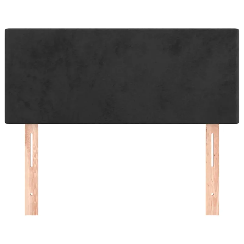 Galvūgalis, juodos spalvos, 90x5x78/88cm, aksomas