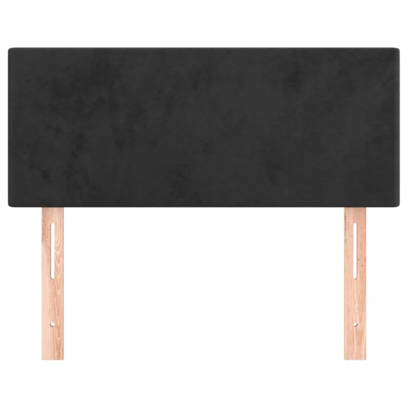 Galvūgalis, juodos spalvos, 100x5x78/88cm, aksomas