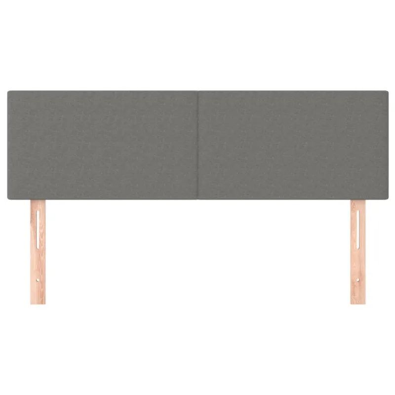 Galvūgaliai, 2vnt., tamsiai pilki, 72x5x78/88cm, audinys