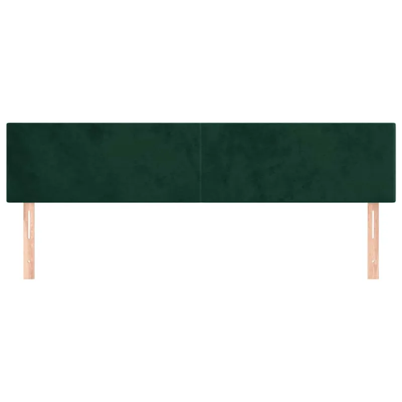 Galvūgaliai, tamsiai žali, 180x5x78/88 cm, aksominiai