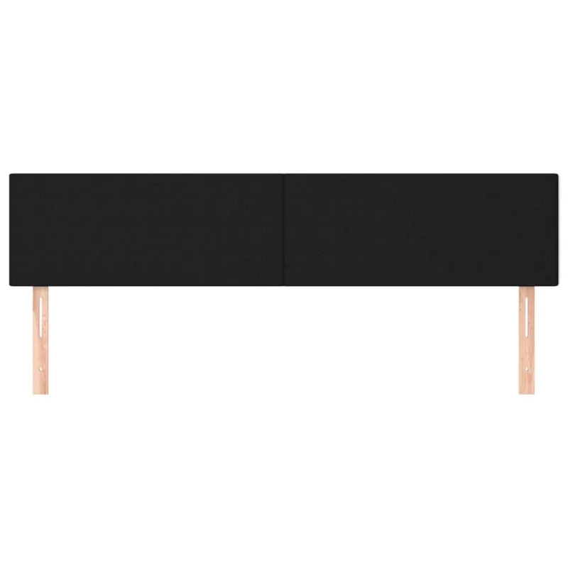 Galvūgaliai, juodos spalvos, 200x5x78/88 cm, audinys