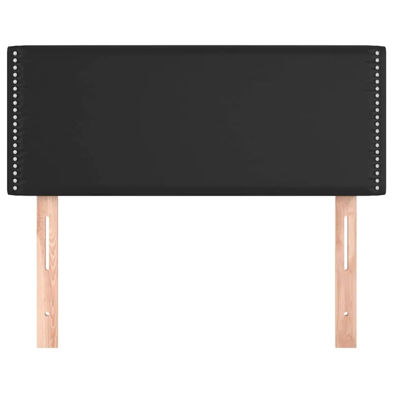 Galvūgalis, juodos spalvos, 90x5x78/88cm, dirbtinė oda