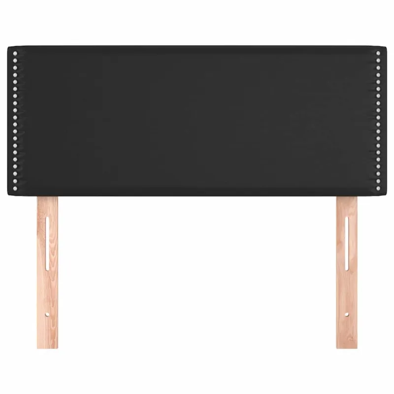 Galvūgalis, juodos spalvos, 100x5x78/88 cm, dirbtinė oda