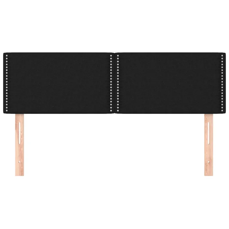 Galvūgaliai, juodos spalvos, 144x5x78/88 cm, audinys