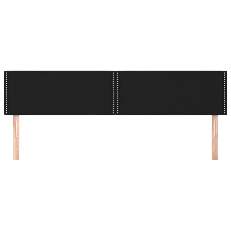 Galvūgaliai, juodos spalvos, 160x5x78/88 cm, audinys