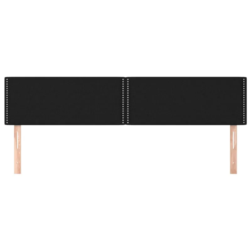 Galvūgaliai, juodos spalvos, 180x5x78/88 cm, audinys