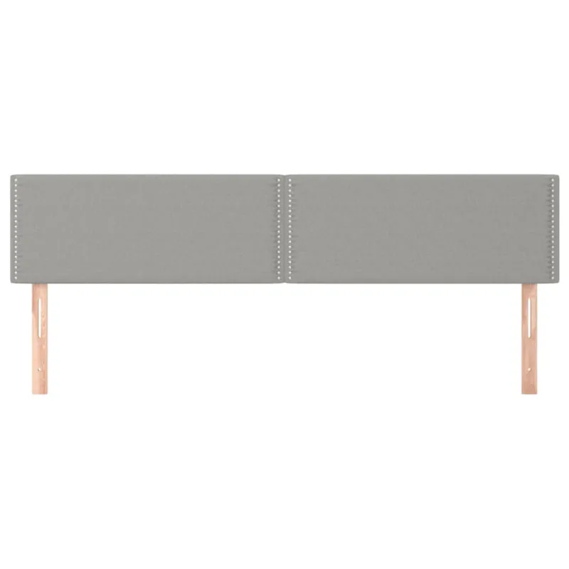 Galvūgaliai, šviesiai pilkas, 200x5x78/88 cm, audinys