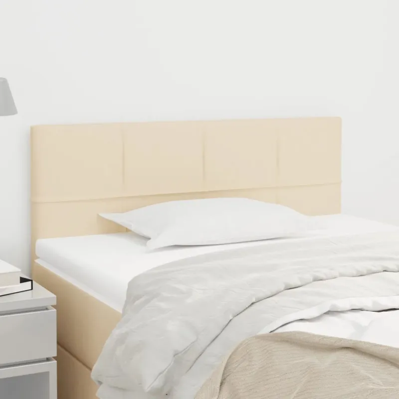Galvūgalis, kreminės spalvos, 90x5x78/88cm, audinys