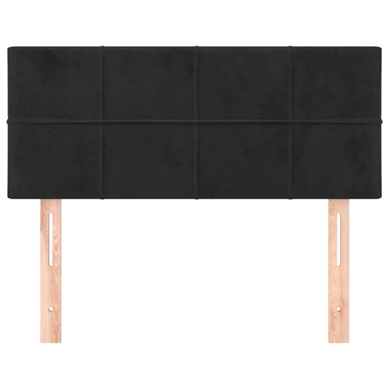 Galvūgalis, juodos spalvos, 100x5x78/88cm, aksomas