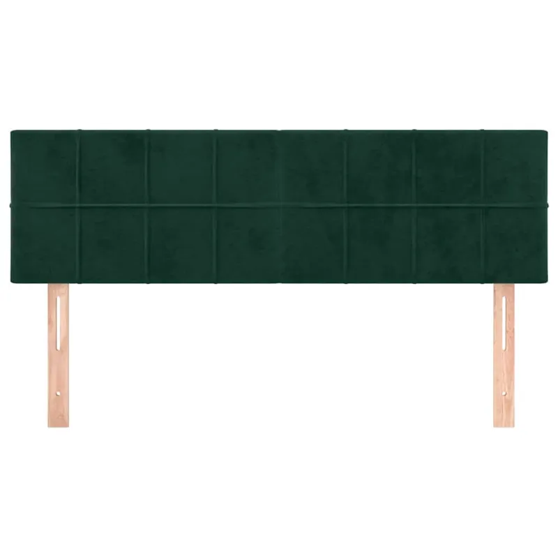 Galvūgaliai, tamsiai žali, 144x5x78/88 cm, aksominis
