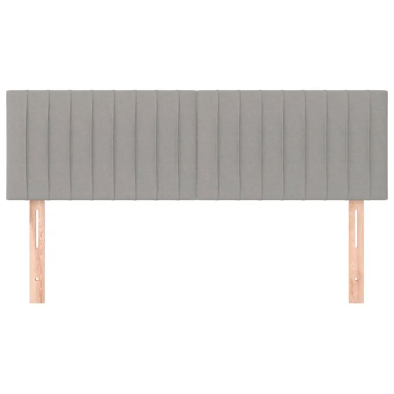 Galvūgaliai, šviesiai pilki, 144x5x78/88 cm, audinys