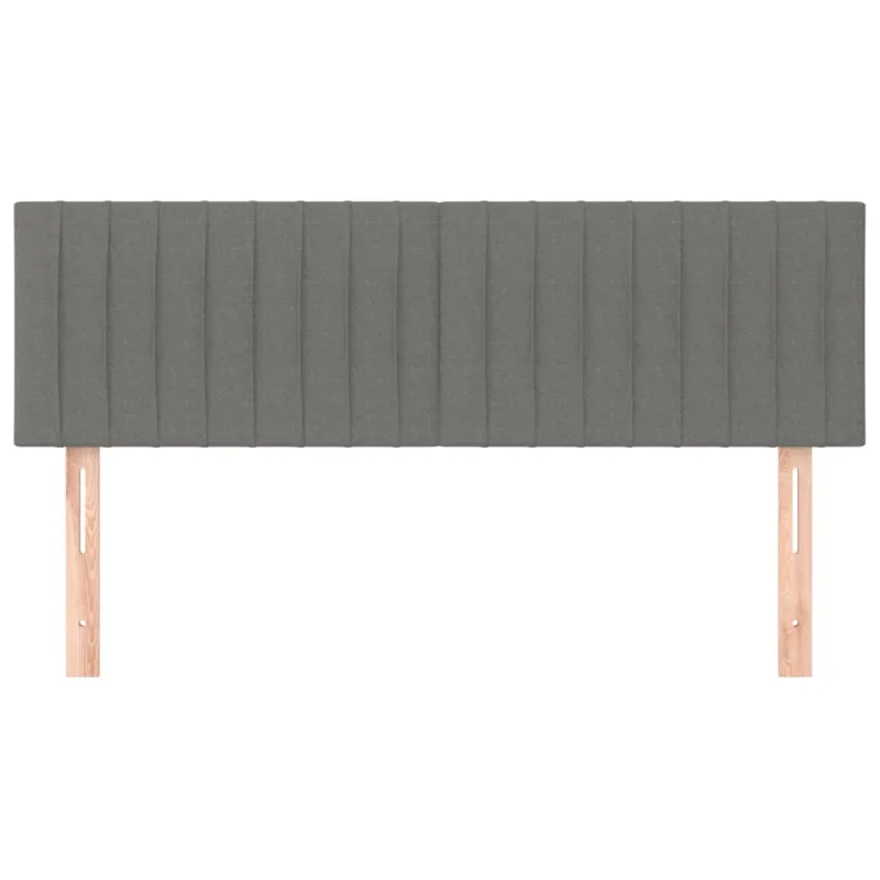 Galvūgaliai, tamsiai pilki, 144x5x78/88 cm, audinys