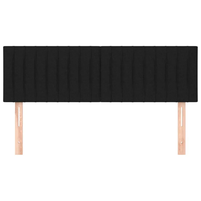 Galvūgaliai, juodos spalvos, 144x5x78/88 cm, audinys