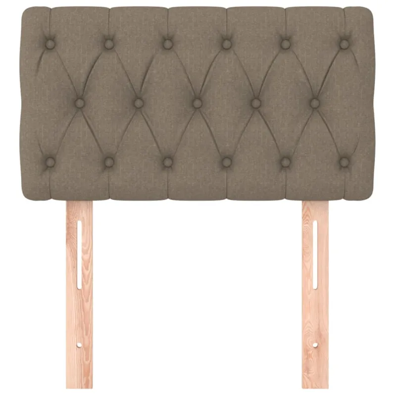 Galvūgalis, taupe spalvos, 80x7x78/88 cm, audinys