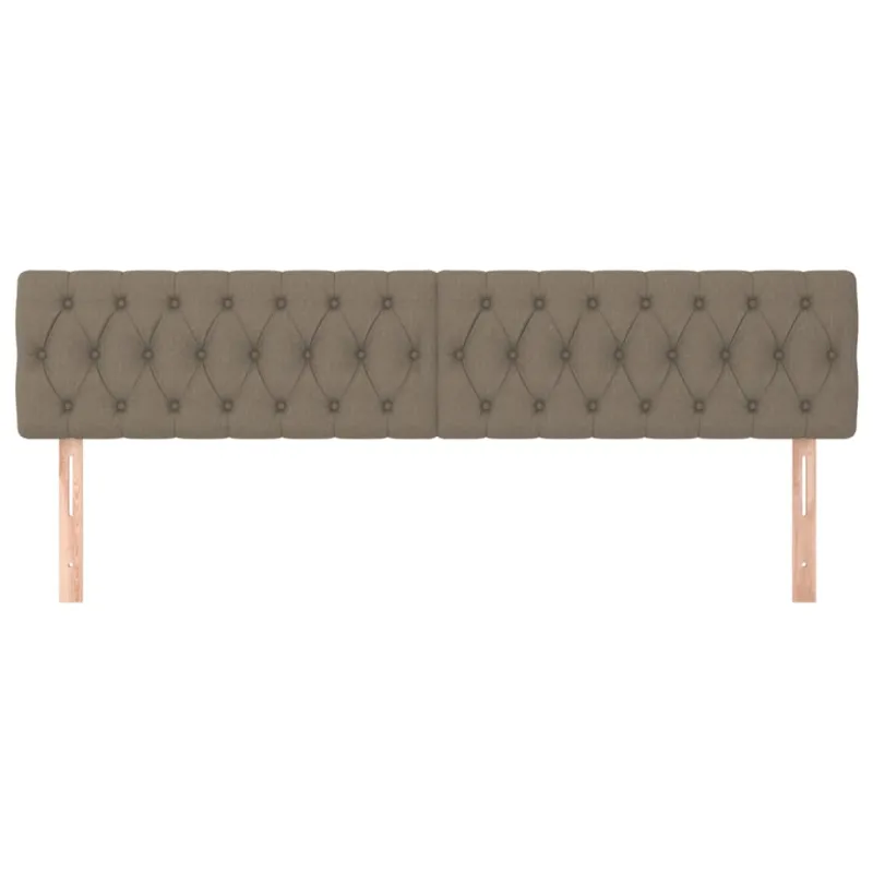 Galvūgaliai, taupe spalvos, 180x7x78/88 cm, audinys